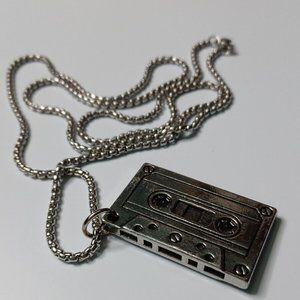 Old School B Boy Cassette Tape Necklace